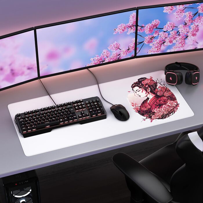 Килимок для миші CSL Titanwolf XXL 900x400mm - великий ігровий килимок для миші з покращеною точністю та швидкістю