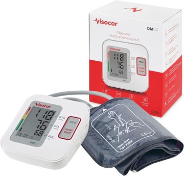 Тонометр на плече Om60 з універсальною манжетою (22-40 см) для автоматичного вимірювання артеріального тиску та пульсу