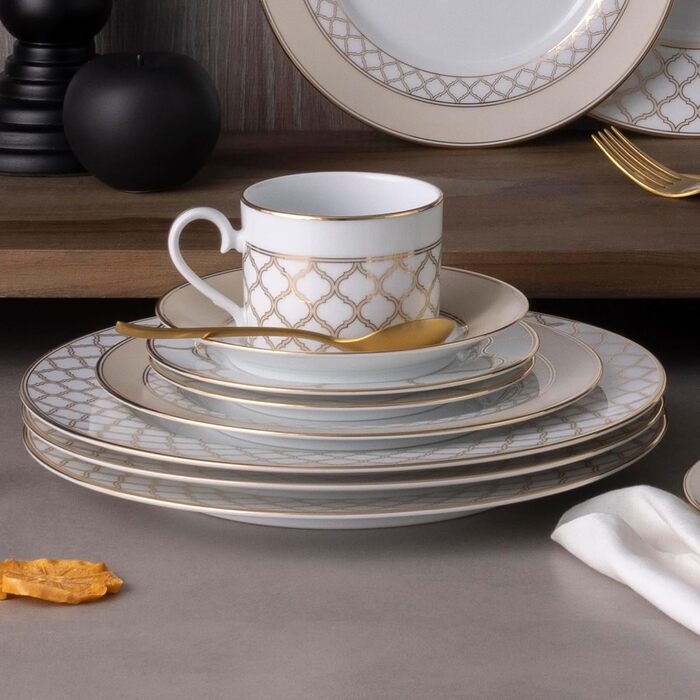 Посуд Noritake Eternal Palace Gold на 8 осіб, 40 предметів - золотий сервіз