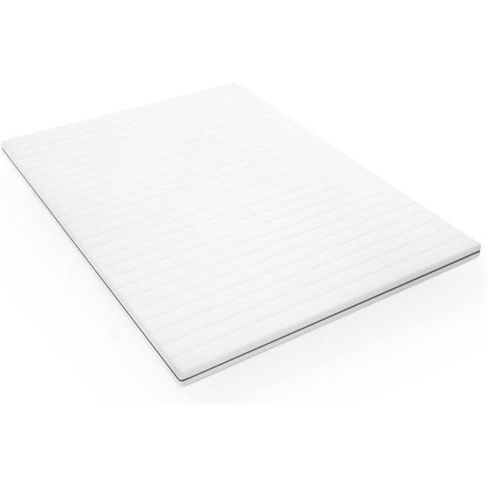 Mr. Sandman Topper 90x190 Mattress Topper for Lying Comfort and Mattress Protection, Cold Foam Topper for All Mattresses and Boxspring Beds, Mattress Topper Soft, Height approx. 5cm