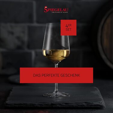 Келихи для шампанського Spiegelau Style, 310 мл, 4 шт. - Кришталеве скло, безпечні для миття в посудомийній машині