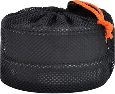 Набір кухонного посуду Grafner Premium Camping 11-ти частинний: стабільний алюміній з антипригарним покриттям, компактний, з розкладними ручками. Ідеально для кемпінгу, пікніків та подорожей на авто. Включає котел, сковорідку, чайник та інше.