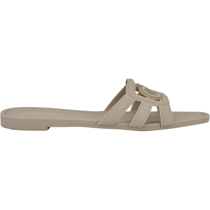 Сандалі жіночі Calvin Klein Yoana Flat Natur (38 EU) - бежеві повсякденні