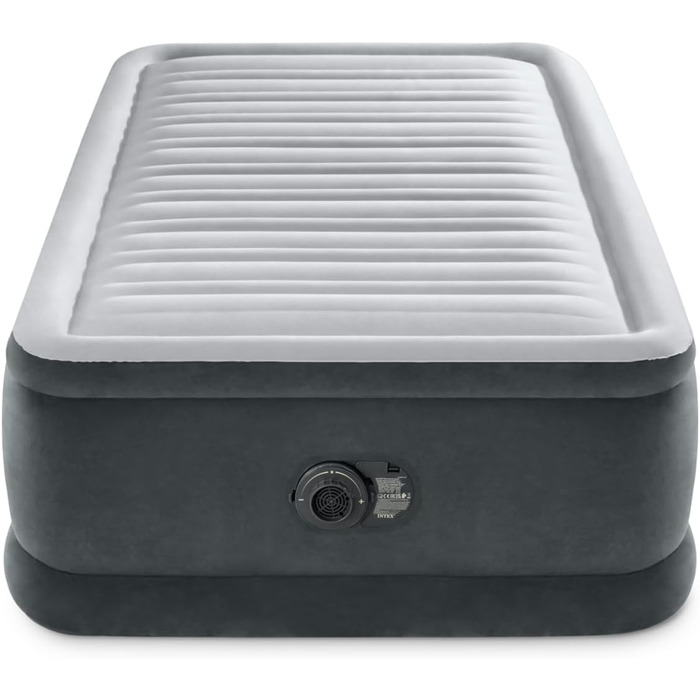 Надувне ліжко Intex Twin Comfort-Plush з Fiber-Tech RP, розмір: 99 x 191 x 46 см (64412ND)