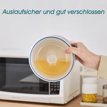 Набір супових та салатних тарілок Vancasso (4 шт.) з кришкою, кераміка, 1080 мл