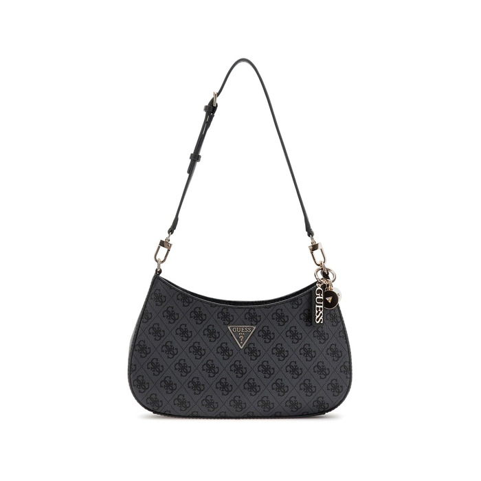 Сумка жіноча GUESS Noelle II Top Zip через плече Coal Logo, оригінал