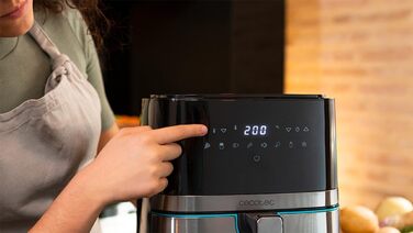 Фритюрниця Cecotec Cecofry Full Inox 5500 Pro 5.5 л, 1700 Вт, без масла, PerfectCook, з аксесуарами, нержавіюча сталь
