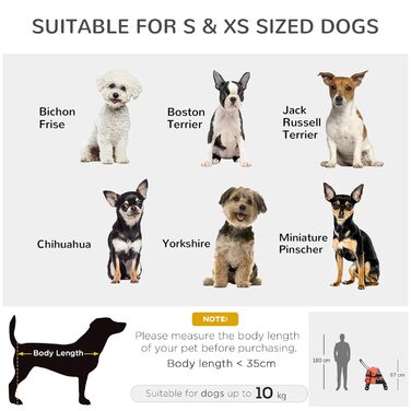 Візок для собак та дітей PawHut, сірий та чорний, з регульованим дахом, кишеню та 2 повідки, 82x47x97 см