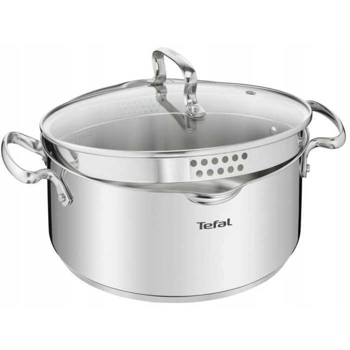 Набір каструль Tefal Duetto+ з нержавіючої сталі, 6 предметів