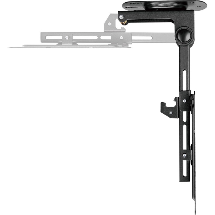 Кронштейн для телевізора Premium CM422M на похилу стелю до 43 дюймів, регульований кут нахилу до 105°, VESA 200x200, вантажопідйомність до 20 кг
