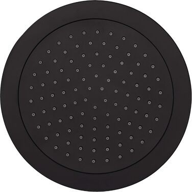 aquaSu® Shower Set Acana | Black | Showerhead: 3 spray patterns, pattern change via button & 12 cm spray plate | 150 cm metal shower hose | 60 cm shower rod | slider | anti-limescale nozzles | 72288 9 (Black - Bacila - Showerhead 24 Cm)