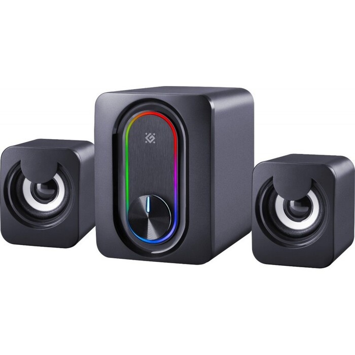 Комп'ютерні колонки 2.1 з LED-підсвіткою, USB, 11 Вт, Bluetooth