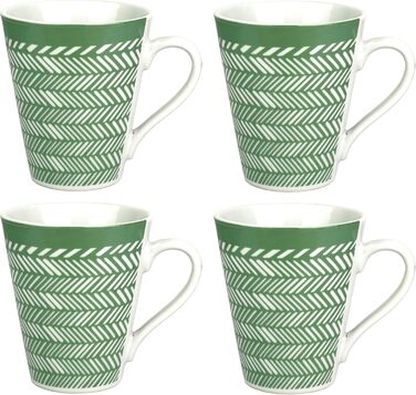 Сервіз столовий на 4 особи, 16 предметів, вінтажний дизайн, сумісний з мийною машиною та мікрохвильовою піччю