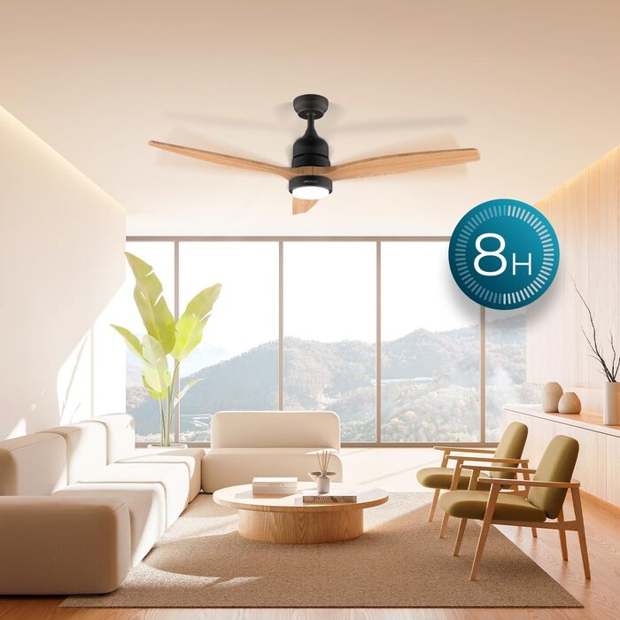 Стельовий вентилятор Cecotec EnergySilence Aero 5230 WhiteWood 52