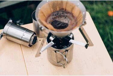 Snow Peak CS-116 Field Barista - кавомолка для туризму, сталь, Snow Peak
