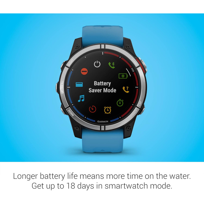 Garmin Quatix 7 Standard Edition: GPS-годинник для яхтингу та водних видів спорту, міцний, з морськими та наземними картами