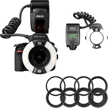 Кольцевий світловий прилад Meike MK-14EXT-N з LED AF Assist для камер Nikon DSLR
