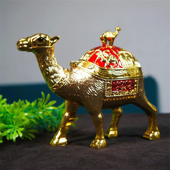 Sugar Bowls, Schmuck, Schmuckkasten, Metal Camels, Figurines, Decoration, Sugar Glass, For Kitchen Countertops, Cafe, Cafe