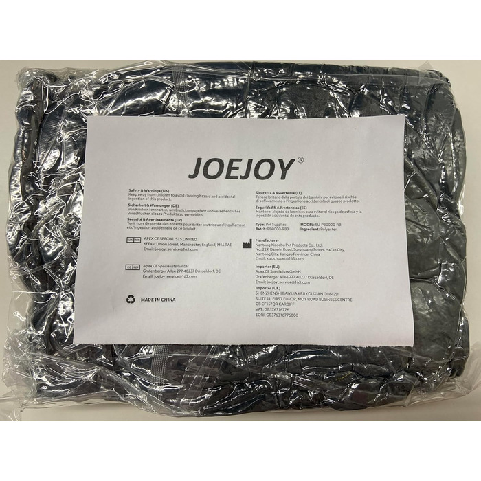 JOEJOY Dog Bed, Medium-Sized Dogs, Dog Basket Fluffy Washable, Non-Slip Anti-Anxiety Dog Beds, Dog Baskets for Medium and Large Dogs and Cats, 76x61x23cm
