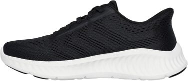 Жіночі кросівки Skechers Go Walk Now Khloe, чорний текстиль, біла окантовка, 39.5 EU