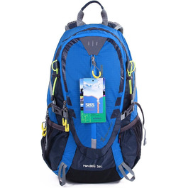 EGOGO 30L Waterproof Hiking Backpack, Camping Backpack with Rain Cover, Running, Cycling, Outdoor S2310 (Blue)
