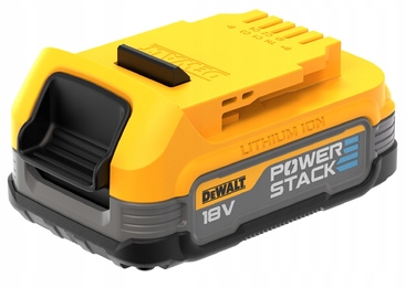 Дриль-викрутач DeWALT DCD800E1T 18V XR PowerStack, 90Нм, комплект з АКБ 1,7Аг