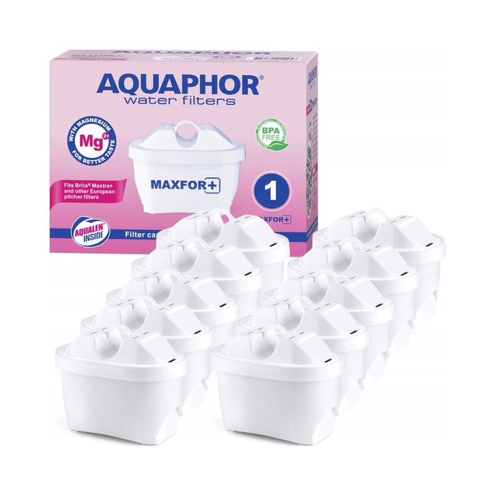 Смінний фільтрувальний картридж Aquaphor Maxfor+ Mg для глечиків Maxtra+, 10 шт.