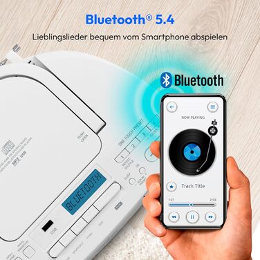 MEDION DRX-1 Plus Boombox: радіо DAB+, Bluetooth, CD-плеєр, MP3, касетний, AUX, зелений