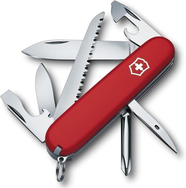 Мультитул Victorinox Hiker Swiss Army Knife – 13 функцій, ніж, відкривачка для консервів, викрутка