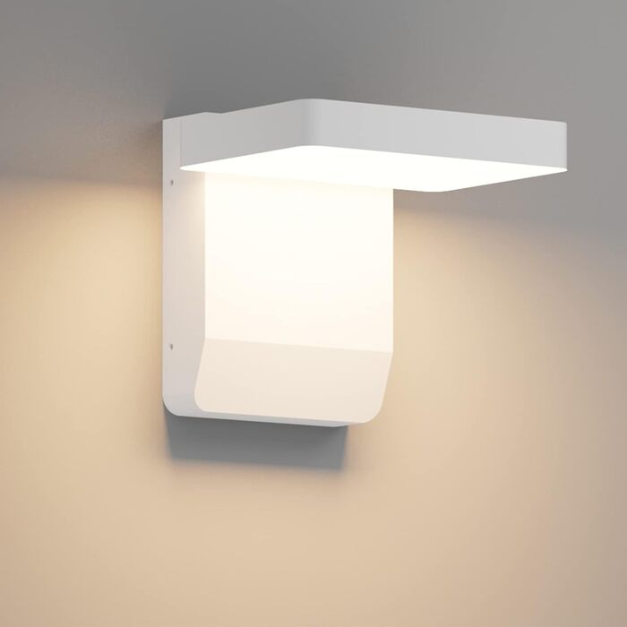 LED вуличне освітлення K-Bright 20W з датчиком руху, IP65, для балкона та саду (білий)