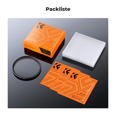 Фільтр K&F Concept Prisma 82mm для зіркового світла, анаморфний (Nano-Basic)