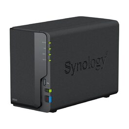 Synology DS223 - 2-Bay NAS сервер, 8TB, Чорний