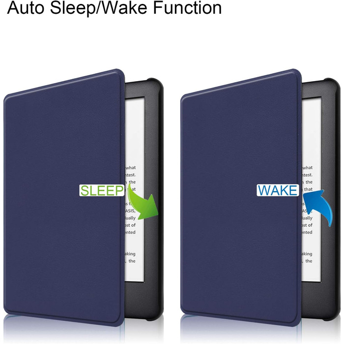 Чохол для Kindle 2019 (10 покоління) 6 дюймів Lobwerk: Slim Case з авто-сном та підставкою (Блакитний)