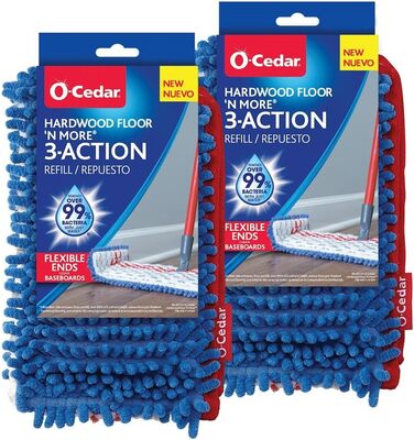 O-Cedar Dual-Action Microfiber Flip Mop Refill
