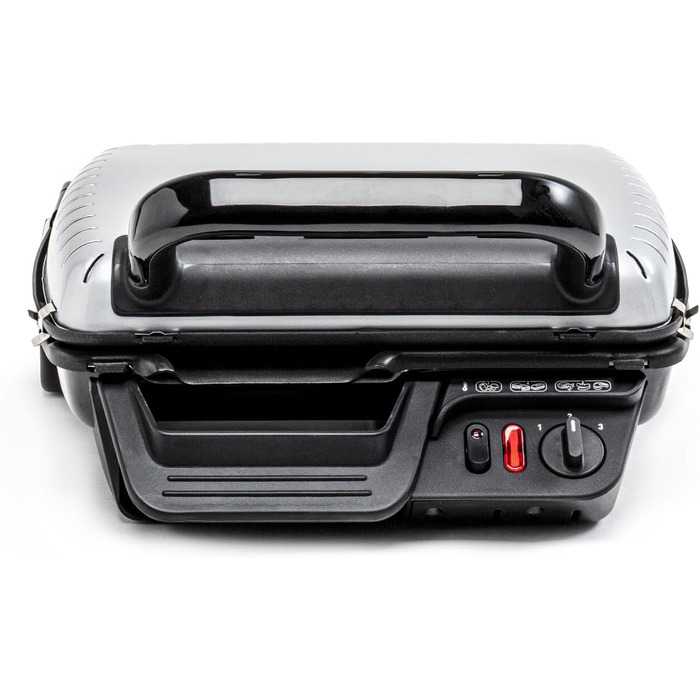 Tefal Contact Grill 2in1 GC3050 | Sandwich Maker | Folds out as a tabletop grill/BBQ with double grilling surface | Adjustable thermostat | Non-stick coated | 2000W | 38.3x21x38.8cm Single without baking function