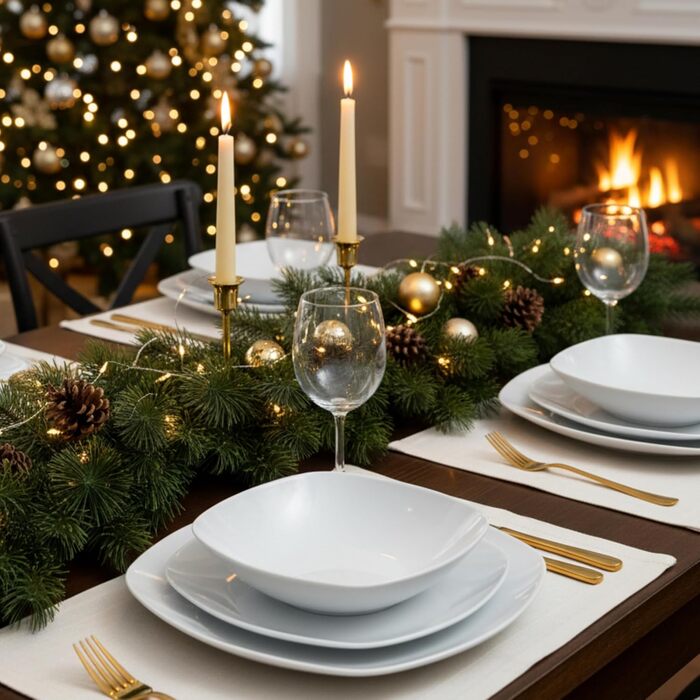 Набір сервірувальних тарілок Sänger Bilgola, 2 шт., порцеляна, білий, 23 x 34 см, для м'яса, риби та закусок, PREMIUM COLLECTION