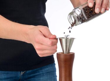 Мельниця для перцю Cole & Mason Forest Capstan, темне дерево, 300 мм, Precision+, 1 шт.