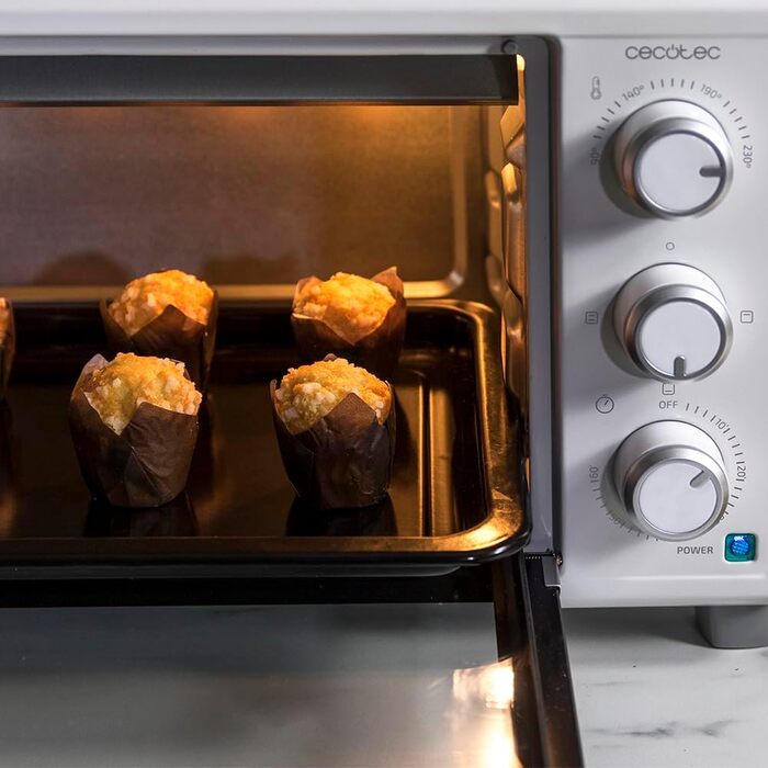Мультиварка Cecotec Bake&Toast 1090 Black, 1000 Вт, 23 л, таймер 60 хв, регулювання температури до 230ºC, з деко, решіткою та щипцями