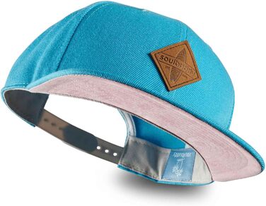 Кепка Soulbuddy Snapback - унісекс, стильна кепка для чоловіків та жінок, для повсякденного використання та відпочинку, бейсболка, універсальний розмір (Skyblue-Pink)