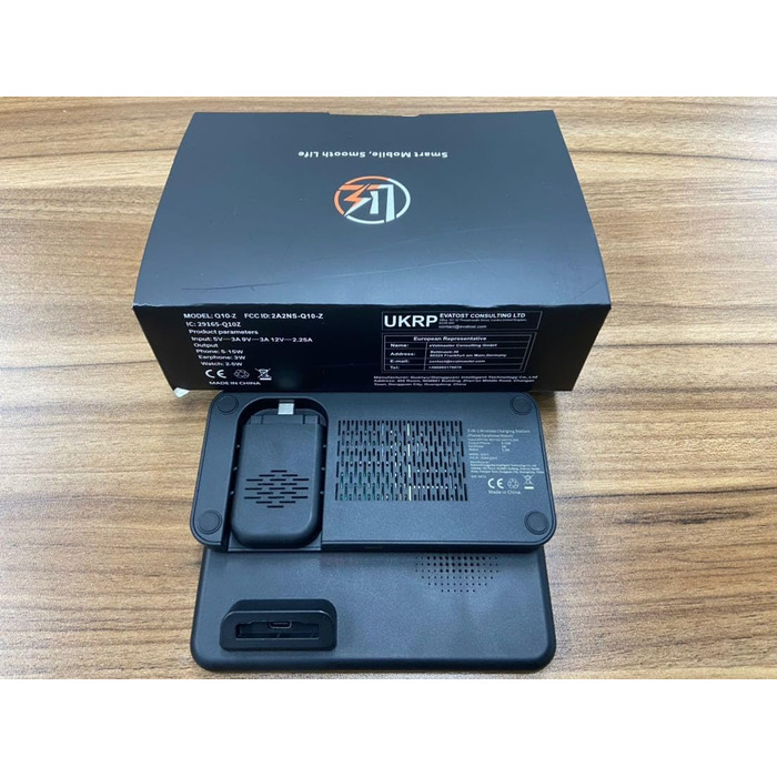 Бездротова зарядка EGV 3-в-1 для Samsung Galaxy S25 Ultra/S24/S23, Z Fold/Flip 7/6, Buds, Watch Ultra/8/7 - без адаптера