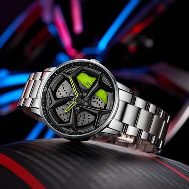 Годинник чоловічий Findtime з нержавіючої сталі, кварцовий, аналоговий, водостійкий 30M, для бізнесу та автоспорту, сріблястого кольору