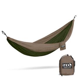 Гамак подвійний ENO DoubleNest (Khaki/Olive) для кемпінгу, 1-2 особи, лімітована серія