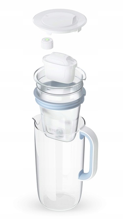 Фільтральний глечик Brita Glass, 2,5 л, прозорий