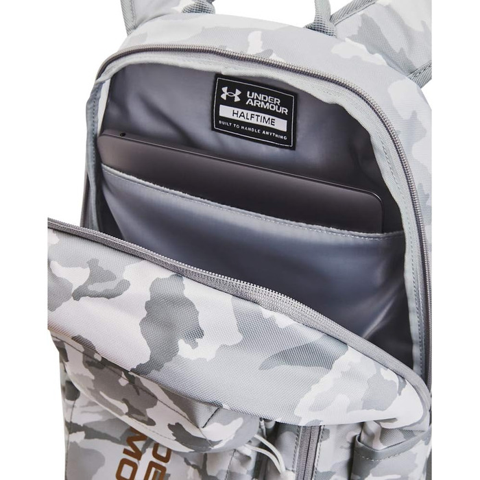 Under Armour Unisex Halftime Backpack Backpacks (White (100)/Metallic Gold)