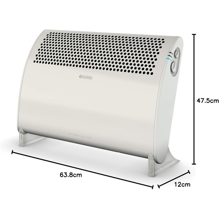 Конвектор-вентилятор Olimpia Splendid Caleo TT, 2000 Вт, білий, 70 м³