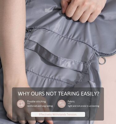 Органайзер для валізи Meowoo, набір 8 шт. (сірий): кубики для пакування, органайзери для подорожей та бізнесу