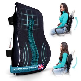 Подушка для підтримки попереку на офісний стілець з піни Memory Foam