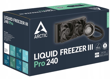 Система рідинного охолодження AiO Arctic Liquid Freezer III Pro 240 Black
