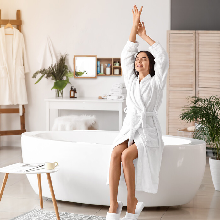 Настінна полиця Relaxdays з дзеркалом з горіха