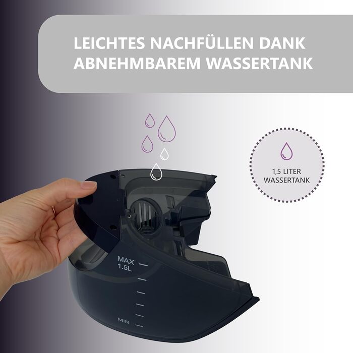Праска з парою Silva Homeline DBS 580: 2600 Вт, керамічна підошва, 1.5л резервуар, 8 бар, автоматичне регулювання пари, захист від накипу та протікання, самоочищення, ECO-режим, автоматичне вимкнення